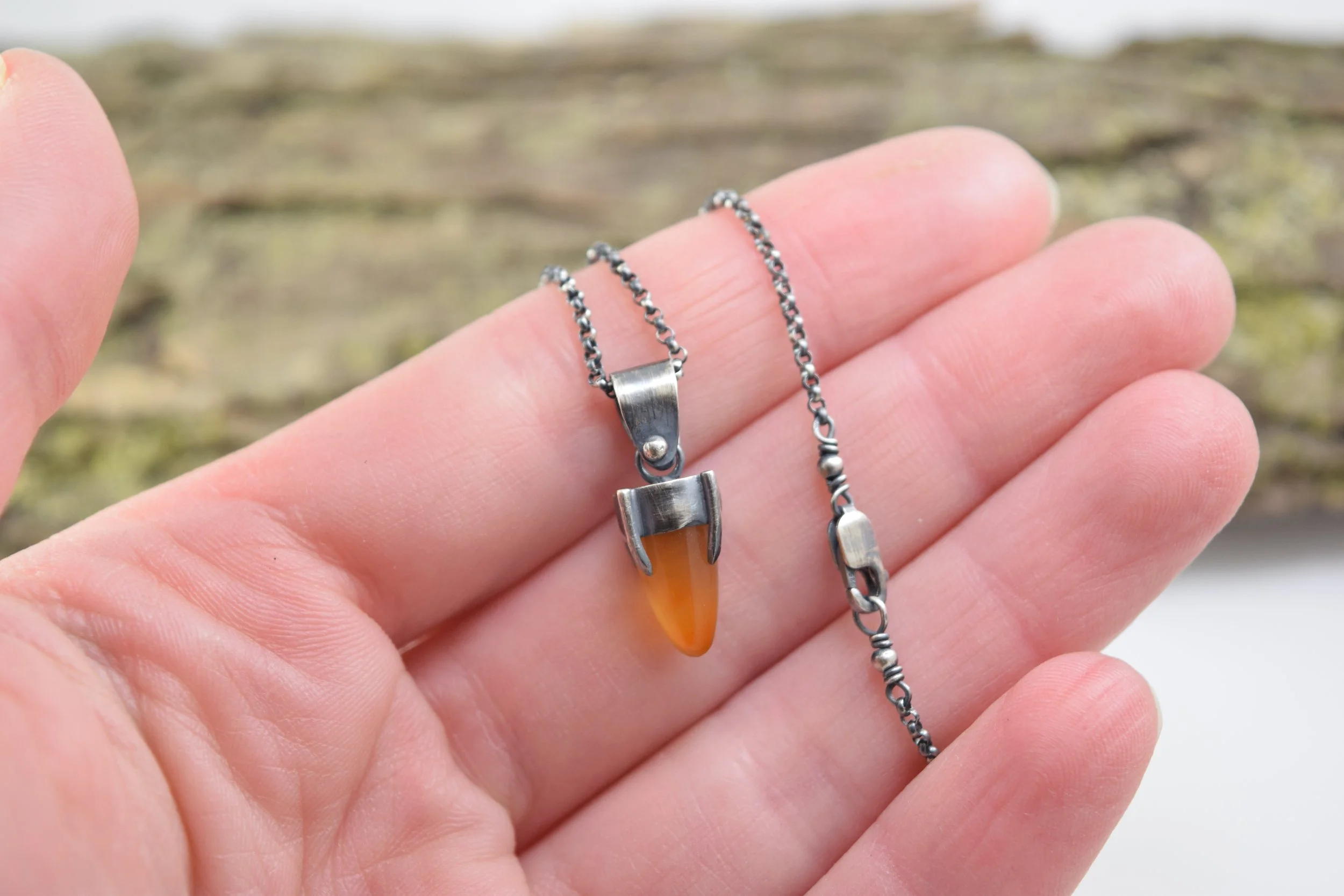 Carnelian pendant deals